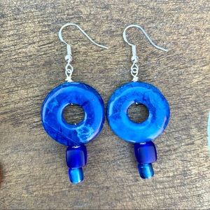 Hand Crafted Natural Stone Earrings